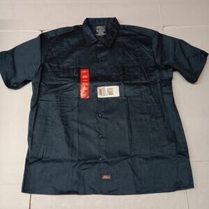 Dickies Essential Work Shirt Men's Size XL Blue Temp Control